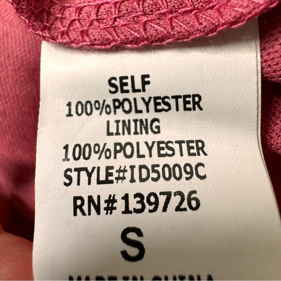 Honey Punch Pink Lace Romper Maxi Dress Size Small Plunging Neckline Feminine - Picture 12 of 15